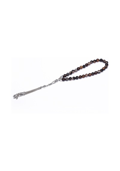 Arı Onyx 8 MM Küre Akik Doğaltaş Tesbih N11.2169