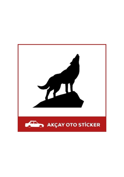 Bozkurt Simgesi Sticker Boz Kurt Sticker Oto Sticker Türk Sticker