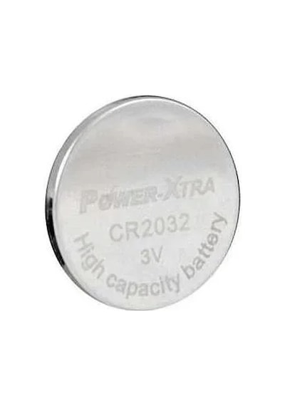 Power-xtra 3v Lityum Pil Cr2032 Cr 2032 3v Düğme Pil 5'li Kart Paket
