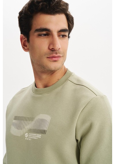 AR-MA Arma Erkek Regular Fit 3 İplik Kalın Kumaş Baskılı Bisiklet Yaka Sweatshirt K30124603002 Yeşil AR-MA Arma Erkek Regular Fit 3 İplik Kalın Kumaş Baskılı Bisiklet Yaka Sweatshirt K30124603002 Yeşil