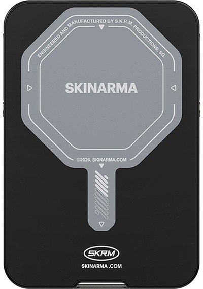 Skinarma Metal Tasarımlı 2 Hazneli Vektor Serisi Magnetik Standlı Kartlık Siyah-kırmızı Siyah - Kırmızı
