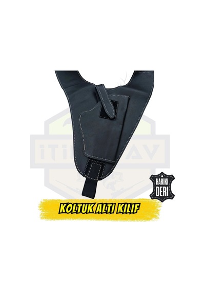 İtimatav Üniversal Hakiki Yumuşak Deri Koltuk Altı Kılıfı - Form 2-1874 Haki