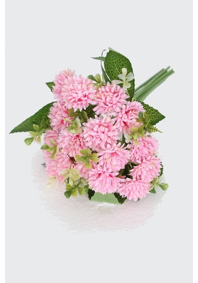 Yapay Çiçek Deposu Yapay 18li Mini Kartanesi Demeti 25 Cm Pembe
