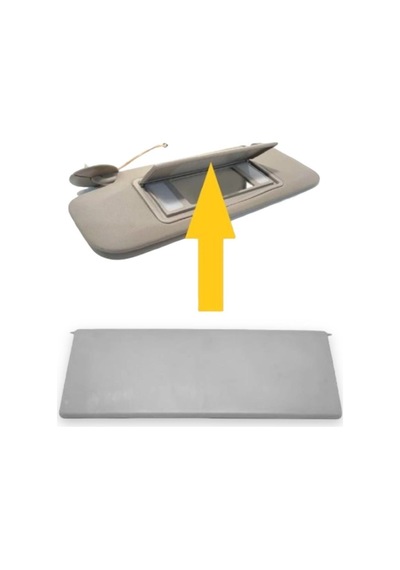 Opel İnsignia Sağ Sol Güneşlik Ayna Kapağı Gri 1437221