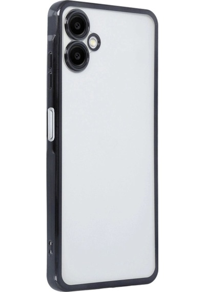 Samsung Galaxy A06 Kılıf Razer Lensli Silikon - Siyah