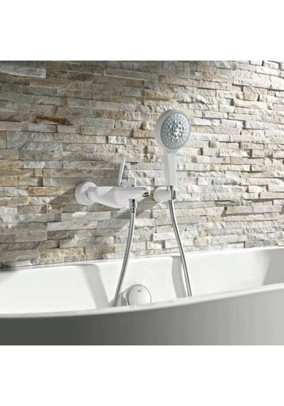 Grohe Eurodisc Joy Tek Kumandalı Banyo Bataryası - 23431Ls0 Beyaz