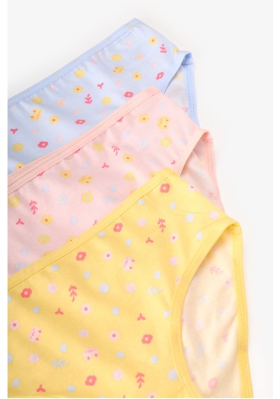 Penti Kız Çocuk Cool 3lü Slip Çok Renkli