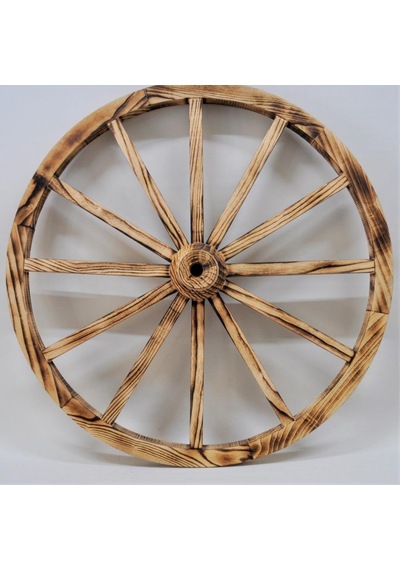 Otantik Ahşap At Arabası Tekeri 90 Cm. Diğer