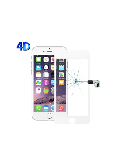 iPhone Uyumlu 6s Plus 4d Kavisli Full Cam Kırılmaz Koruyucu iPhone Uyumlu 6 Plus- 5775