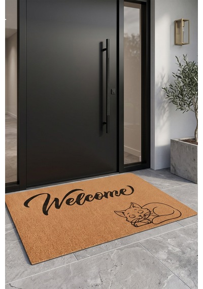 Villadia Home Textile Kapı Önü Paspası Kaymaz Taban Dekoratif Paspas Ev Giriş Antre İç Ve Dış Mekan Paspası 45x70 Cm 15ypycoco