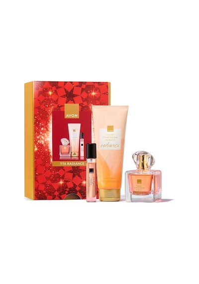 Avon Tta Radiance Parfüm 50 +10 Ml + Avon Radiance Losyon 125 Ml 3'li Avantaj Paketi Mıchu Çiçek - Meyve