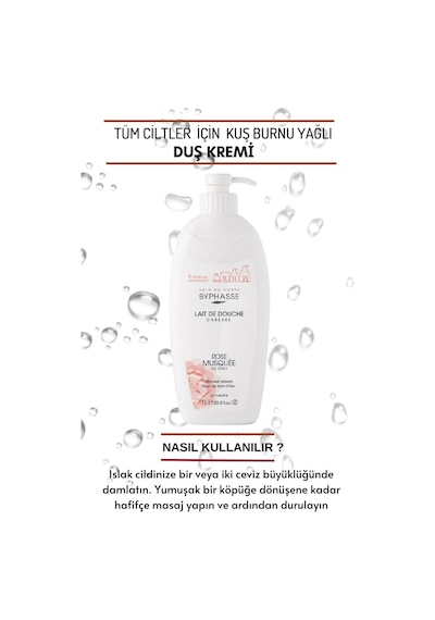 Byphasse Caresse Kuş Burnu Yağlı Duş Kremi 1 L