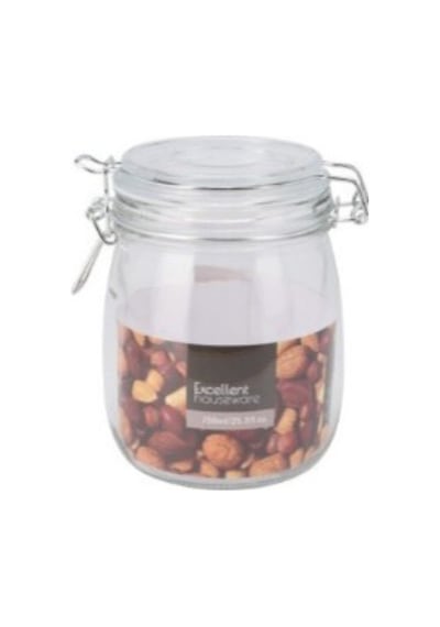 Koopman Cam Saklama Kabı 750 Ml 14 X 11 Cm Çok Renkli