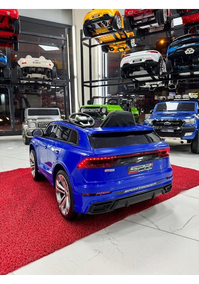 Audi Akülü Araba 12 Volt 0-5 Yaş Mavi