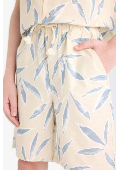 DeFacto Erkek Çocuk Floral Paraşüt Şort E5824A825HSBG354