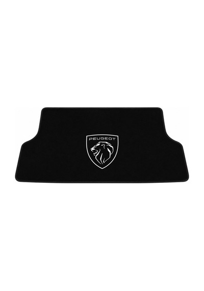 Oem Yeni Logo Peugeot Premium Bagaj Halısı Siyah