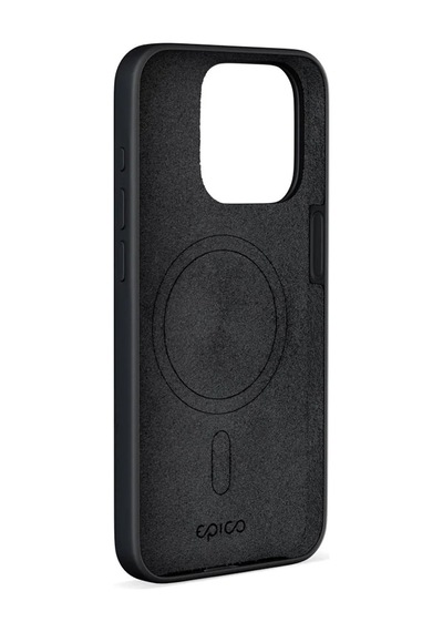 Epico Apple Uyumlu iPhone 15 Pro Mag+ Silikon Kılıf Black Siyah