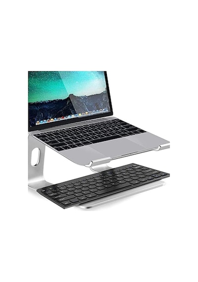 Ergonomik Alüminyum Katlanır Bilgisayar Standı - 10-17 İnç 1
