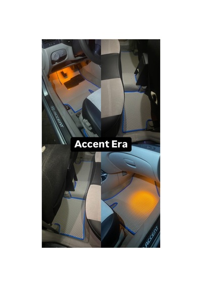 Hyundai Accent Era Premium Eva Akıllı Oto Paspas+metal Topukluk Gri