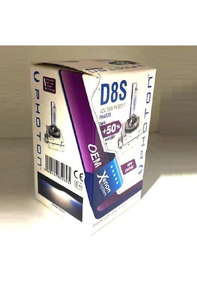 Megamarket06 D8s Xenon Oto Ampul 4300k +%50 Fazla Işık