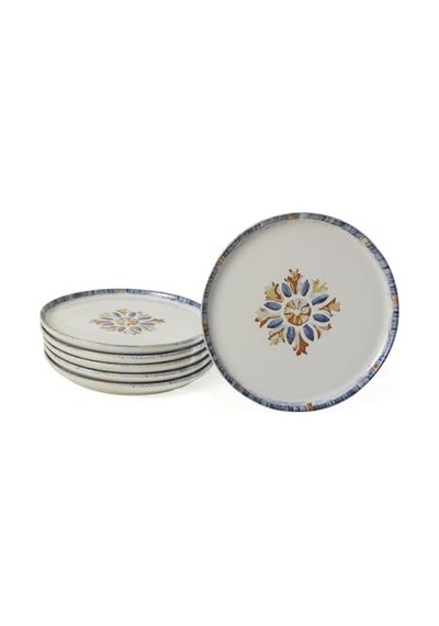Mama Mia & La Dolce Vita Pasta Tabağı 22 Cm 4 Adet 22724-25 Açık