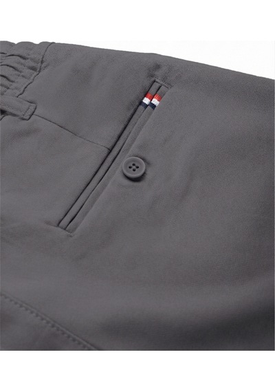 Deepsea Erkek Füme Esnek Kumaş Slim Fit Beli Lastikli Günlük Spor Pantolon 2601070