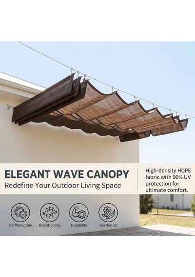 Dalgalı Geri Çekilebilir Gölge Mumu, Hdpe Güneşlik, Uv Korumalı, Pergola, Veranda, Teras, Balkon, Teleskopik Tente, Dış Mekan İçin Dayanıklı Gölge Ağı, Dayanıklı Gölge Örgüsü 2 M Genişlik X 9 M D Diğer Dalgalı Geri Çekilebilir Gölge Mumu, Hdpe Güneşlik, Uv Korumalı, Pergola, Veranda, Teras, Balkon, Teleskopik Tente, Dış Mekan İçin Dayanıklı Gölge Ağı, Dayanıklı Gölge Örgüsü 2 M Genişlik X 9 M D Diğer