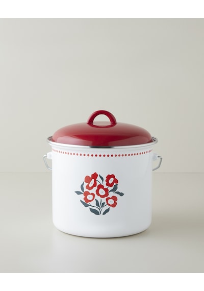 English Home Bright Parade Emaye Bakraç 20 Cm Kırmızı Kırmızı