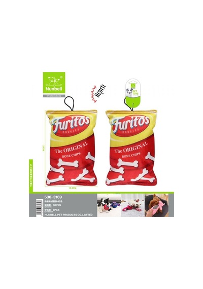 Nunbell Hışırtılı Cips Paketi Köpek Oyuncağı 22 Cm