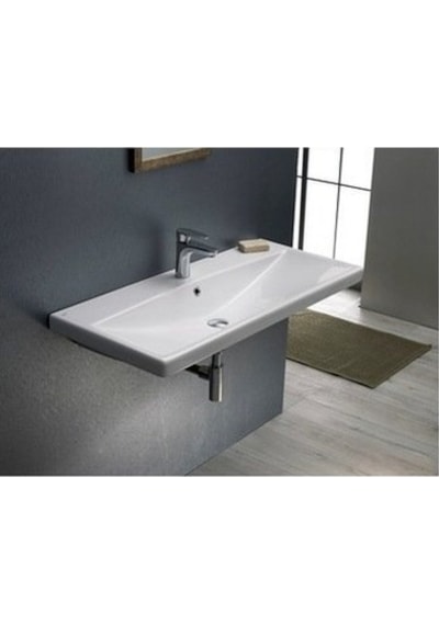 Turkuaz Seramik Cerastyle Elite 60 x 45 CM Etajer Uyumlu Damlalıklı Lavabo