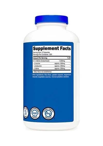 Bcaa Branched Chaın Amıno Acıds 1000mg 500 Caps. Diğer