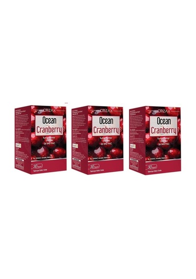 Ocean Cranberry 30 Kapsül 3 Adet