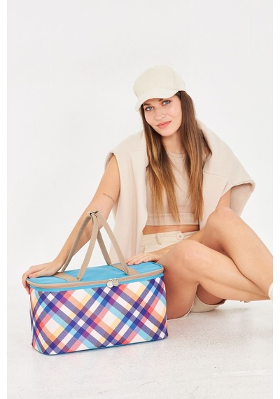 Superbag 22 Litre Piknik/kamp Çantası Sepeti. Termal Termos Çanta Sıcak-soğuk  Vera Çok Renkli
