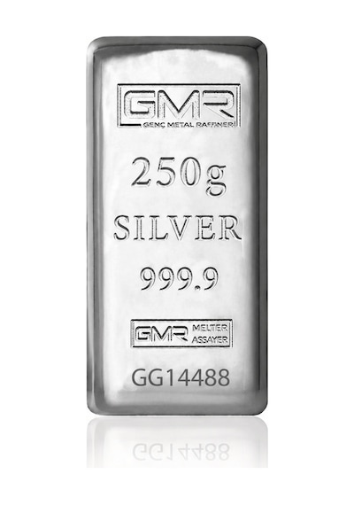Agakulche 250 Gram 999.9 Ayar Gmr Külçe Gümüş