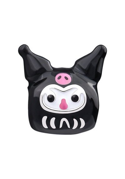 Kuromi Siyah Charm Gümüş Kaplama