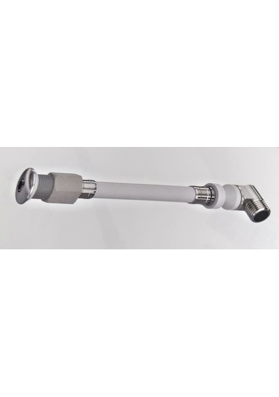 Yapıtaşı Yt239 Klozet Taharet Çubuğu Küresel Uçlu Dirsekli 90mm Beyaz