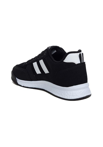 X-step Tramor Hafif Ve Rahat Taban Unisex Spor Ayakkabı SİYAH-BEYAZ
