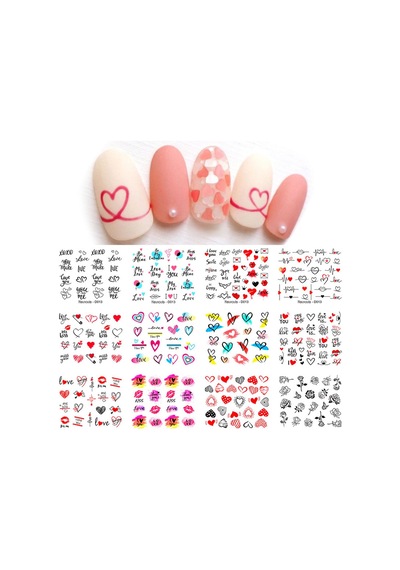 Su Transferli Nail Art Sticker D013 53012-1