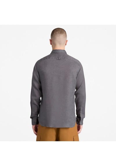 Timberland Mill Brook Linen Shirt Erkek Gömlek-33632 Siyah