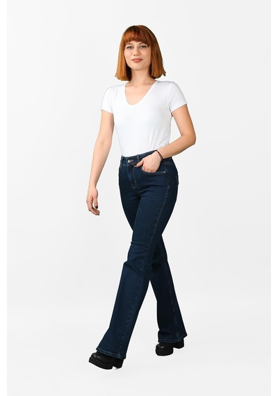 Kadın Çan Paça Kot Pantolon 001
