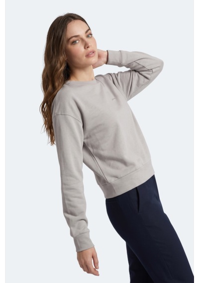 Slazenger Kunto I Kadın Gri Sweatshırt
