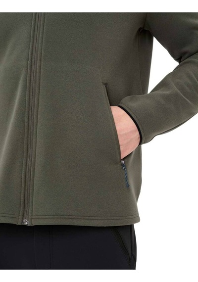 Vaude Idris Fleece Fermuarlı Erkek Hoodie 47980 Khaki