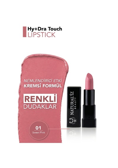 Hydra Touch Doğal Nemlendirici Ruj Sweet Pink 01