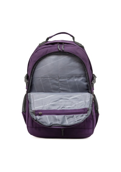 Kaff Young 51537 Purple Mor Unisex Çok Cepli Suya Dayanıklı Sırt Çantası