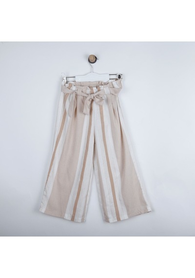 Xo Kids P-003377 Bes 9462 Kız Pantolon 6-14 Yaş Bej