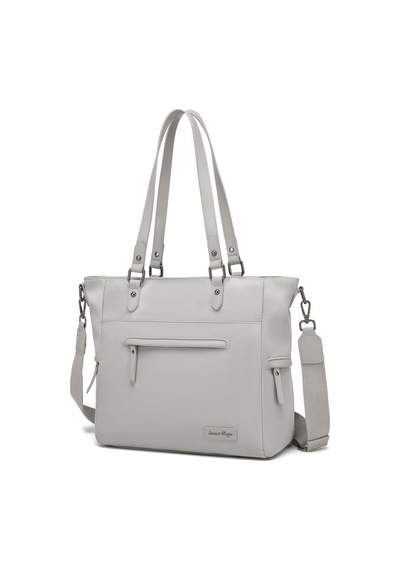 Smart Bags Twill Dimi Kumaş Kadın Omuz Çantası 3323 Vizon