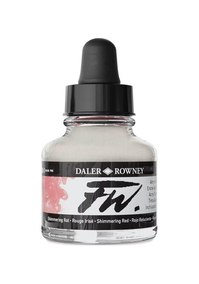 Daler Rowney Fw Ink Akrilik Mürekkep 29.5 Ml Shimmering Red 731 Diğer
