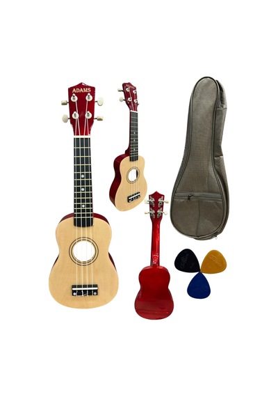 54 Cm Soprano Naturel Ukulele Kılıf Ve Pena Dahil