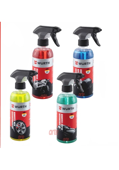 Würth Araç Dış Bakım Temizlik Seti Jant Böcek Cam ve Kuru Temizleme