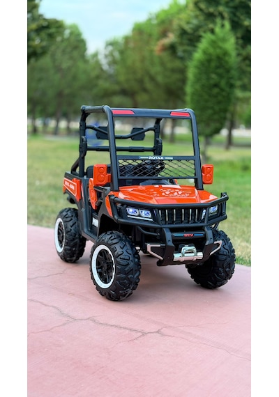 Utv X Alpha 24 Volt 4 Çekerli 800 Watt Akülü Araba Eva Teker Kırmızı